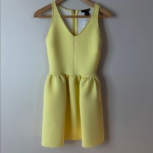 NEW Aqua Vibrant Yellow Mini Dress